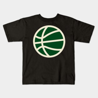 Simple Basketball Design In Your Team's Colors! Kids T-Shirt